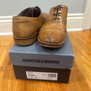 Johnston & Murphy Brown Leather Men's Shoes